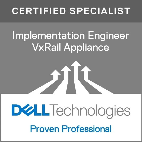 Dell Technologies VxRail Appliance Certified Specialist